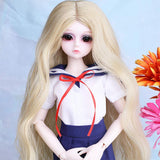 BJD Doll, 1/6 SD Dolls SD Doll DIY Toys with Clothes Outfit Shoes Wig Hair Makeup, Best Gift for Girls - salgoo