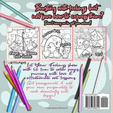 Cute Kawaii Cat Coloring Book: Filled with Inspirational Chibi Animals Expressing the Gift of Love - Doodle Designs for Adults, Kids and Teens (KAWAII COLORING BOOKS)