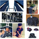 RayLineDo 7X Different Blue Pattern Chinese Han Folk Traditional Printed Craft Pure Cotton Fabric