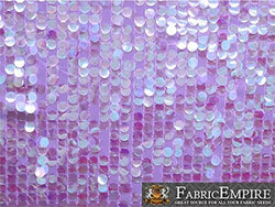 Sequin Clear NEW Paillette Dangle Mesh LAVENDER Fabric / 52" W / Sold by the ...