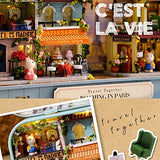 F Fityle DIY Dollhouse Miniature Box Theatre Crafts Art Romantic Room Gift for Birthday/Christmas/Valentine's Day