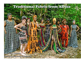 Random 10 Fat Eighth Fabric Bundle African Quilt Fabric | Fat Eight Fabric Mixed Ankara Print Fabric Craft Supplies WB166