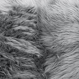Faux / Fake Fur Shaggy GRAY Fabric By the Yard