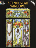Art Nouveau Windows Stained Glass Coloring Book (Dover Design Stained Glass Coloring Book)
