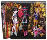 Monster High Boo York Out of Tombers Dolls 3 Pack Catty Noir, Draculaura and Clawdeen Wolf
