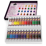 Oil Paint Set - 12ml x 24 Tubes - Artists Quality Art Paints - Oil-Based Color - Professional