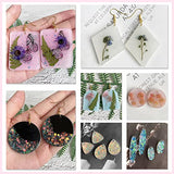 RESINWORLD Multi Piece Dangle Earrings Silicone Mold + 11pcs Variety Size Earrings Molds for Resin