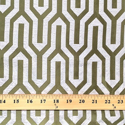 Olive Velvet Jacquard Damask Fabric 118'' Wide sold By The Yard for Curtains, Drapery, Upholstery