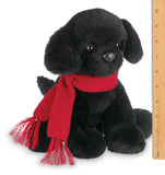Bearington Mr. Cole Plush Black Lab Puppy Dog Stuffed Animal, 11 inches