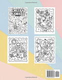 Creepy Kawaii Coloring Book: Horror Gothic Spooky Chibi Coloring Pages Pastel.
