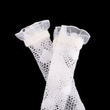 Jili Online Fashion Adorable Doll Lace Underwear & Stockings Socks for 12'' Blythe Doll Clothing ACCS White