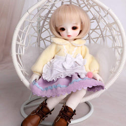 1/6 SD Doll BJD Dolls Dress Full Set 26Cm 10Inch Jointed Dolls Toy Action Figure + Makeup + Accessory,C