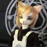 Clicked 1/4 Cat Male Oskar BJD SD Doll Full Set 41Cm 16Inch Jointed Dolls + Wig + Skirt + Makeup + Shoes Surprise Gift Doll