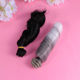SUPVOX 5pcs Doll Making Hair Wig DIY Synthetic Hair Extension for Doll Handcraft (Mixed Color)