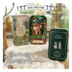 QIAONIUNIU Dollhouse Miniature DIY Kit with Furniture Mini Box Theatre Art Gift for Kids Girlfriend Birthday Wedding Valentine's Day New Year Christmas Day Mothers Day