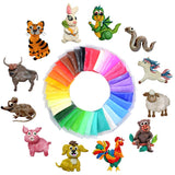 DaCool Modeling Clay 36 Colors Air Dry Ultra Light Soft Magic Molding Clay DIY Plasticine Craft Toy with Multiple Tools, Great Gift for Kids