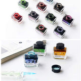 ZZKOKO Calligraphy Ink Bottle, 12 Colors Dip Calligraphy Pen Inks Set, Drawing Writing Art Fountain Pen Non-Carbon Ink