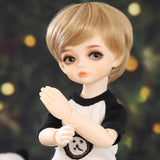 Boy BJD Doll Children's Creative Toys 1/6 26CM 10Inch Ball Jointed Dolls Action Full Set Figure SD Doll with Clothes Shoes Wig Hair Makeup Toys,Blueeyeball