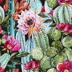 Diamond Painting by Number Kit,Adults Children 5D DIY Diamond Painting Full Square Plant Succulents Cacti Puzzle(24x24cm)
