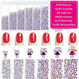 Nail Art Kit, Paxcoo Nail Art Supplies Nail Design Tools Kit Includes Nail Rhinestones Crystals Gems, Nail Brushes, Nail Sequins and Nail Design Tools for Acrylic Nails with Gift Box