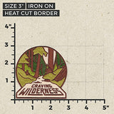 Asilda Store Craving Wilderness Iron-on Embroidered Patch