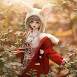 BJD Clothing Cute College Style Rabbit Costume for 1/4 BJD SD BB Girl Dollfie Dolls