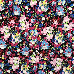 Printed Rayon Challis Fabric 100% Rayon 53/54" Wide Sold by The Yard (1000-1)