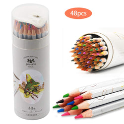 48 Pack Colored Pencils for Adults Kids with Sharpeners Water Soluble Art Coloring Drawing Pencils