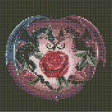 AIRDEA DIY 5D Diamond Painting by Number Kit, Dragons with Rose Full Drill Rhinestone Embroidery Cross Stitch Supply Arts Craft Canvas Wall Decor 11.8x11.8 inch