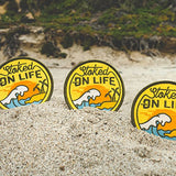 Asilda Store Stoked on Life Iron-on Embroidered Patch