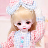 BJD Doll, 1/6 SD Dolls 10.2 Inch Ball Jointed Doll DIY Toys with Full Set Clothes Shoes Wig Makeup, Best Gift for Birthday Christmas Valentine's Day,D