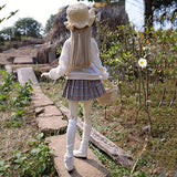 BJD Handmade Doll Winter Everyday Knitted Sweater for 1/3 BJD Girl Dolls Clothes Accessories