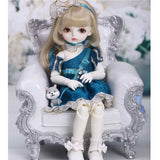 1/6 Bjd Doll Sd Doll 26cm 10.2 Inches Fashion Lovely Doll Full Set Lovely Simulation Joint Girl Child Toy Birthday, C