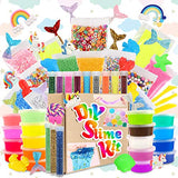 3 otters 73PCS Slime Kits, Slime Making Kit Unicorn Slime Kit for Girls Boys