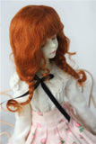BJD Wigs D2033B Twins Braids Mohair BJD Doll Wigs varopis Sizes and Colors Available (Carrot, 7-8inch)
