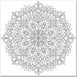 Kaleidoscope Designs Adult Coloring Book (31 stress-relieving designs) (Studio)