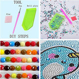 Cap-Tain A-Merica Diamond Painting Stickers Easy Dot Art Crafts for Beginners with Frame