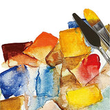 Mini Canvas Bundle with Acrylic Paint Set 24 Colors