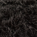 Fake Faux Fur Curly Alpaca 58 Inch Wide Fabric by the Yard (F.E. (Black)