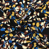Printed Rayon Challis Fabric 100% Rayon 53/54" Wide Sold by The Yard (1008-3)