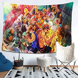 One Piece Tapestry Anime Tapestry Wall Hanging Decoration for Teens Living Room Backdrop Poster Fashion Art Home Decor 60x80 inches