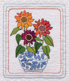 Flower Show Quilt: Charming Fusible Appliqué • Embellish with Hand Embroidery