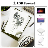 A4 LED Light Box Tracer, USB Power Tracing Light Pad, for Artists,Drawing, Animation,Sketching, Stencilling X-ray,Designing