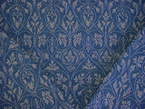 P Kaufmann / Braemore / Waverly Tracery in Denim - Blue Floral / Scroll / Filigree Tracery Cotton