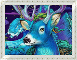 Deer Diamond Painting- 5d Diamond Painting Kits, Full Coverage, Round Rhinestone, DIY Tool Kit Art Supplies- Fun Gifts for Friends&Family, Adults&Children, Craftwork for Indoor Décor(12"x16")
