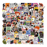 Halloween Hocus Pocus Stickers 100 Pack Halloween Party Decorations Stickers Vinyl Waterproof for Teens Kids Adults Gifts Stickers