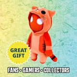 P.M.I. Gang Beasts Plush Buddies - Red Cat - 8 Inch Plush Toys - Great Gift for Boys and Girls - Huggable Plush Toys for Kids - Official Gang Beasts Plush Toys