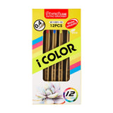 Art Fineliner Color Pens Set - 0.4mm Fine Point Drawing Marker Pens, 12-Count Brilliant Assorted Colors for Coloring, Drawing, Scrapbooking & Detailing - Washable Colors & Non-Toxic Ink