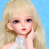 Y&D SD Doll 1/4 BJD Doll 40.5CM 15.9 inch Full Set of Spherical Joint Doll with Clothes Shoes Wig Free Makeup Christmas Day Gift,A