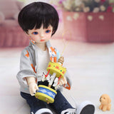 Fashion Toys BJD Doll Boy Series 16 Ball Jointed Doll DIY 1/6 SD Dolls 10Inch/26CM with Clothes Shoes Wig Makeup Best Gift for Girls,Blueeyeball